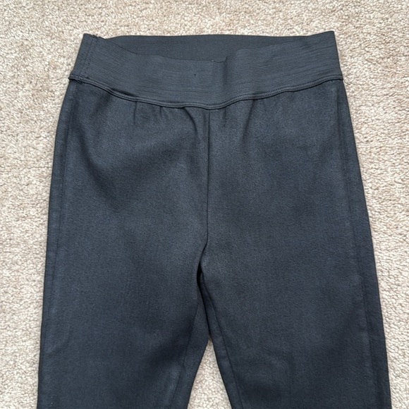 NWT Citizens of Humanity Greyson Mid Rise Black Suedette Leggings Size 26 - Picture 3 of 9